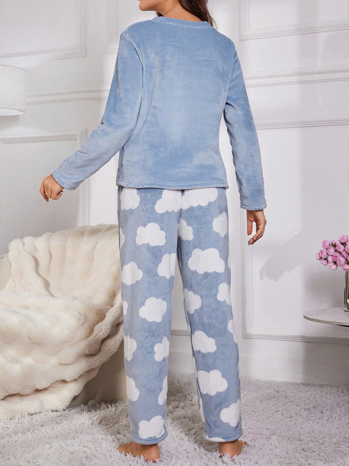 Pijama Soft Dormindo Nas Nuvens