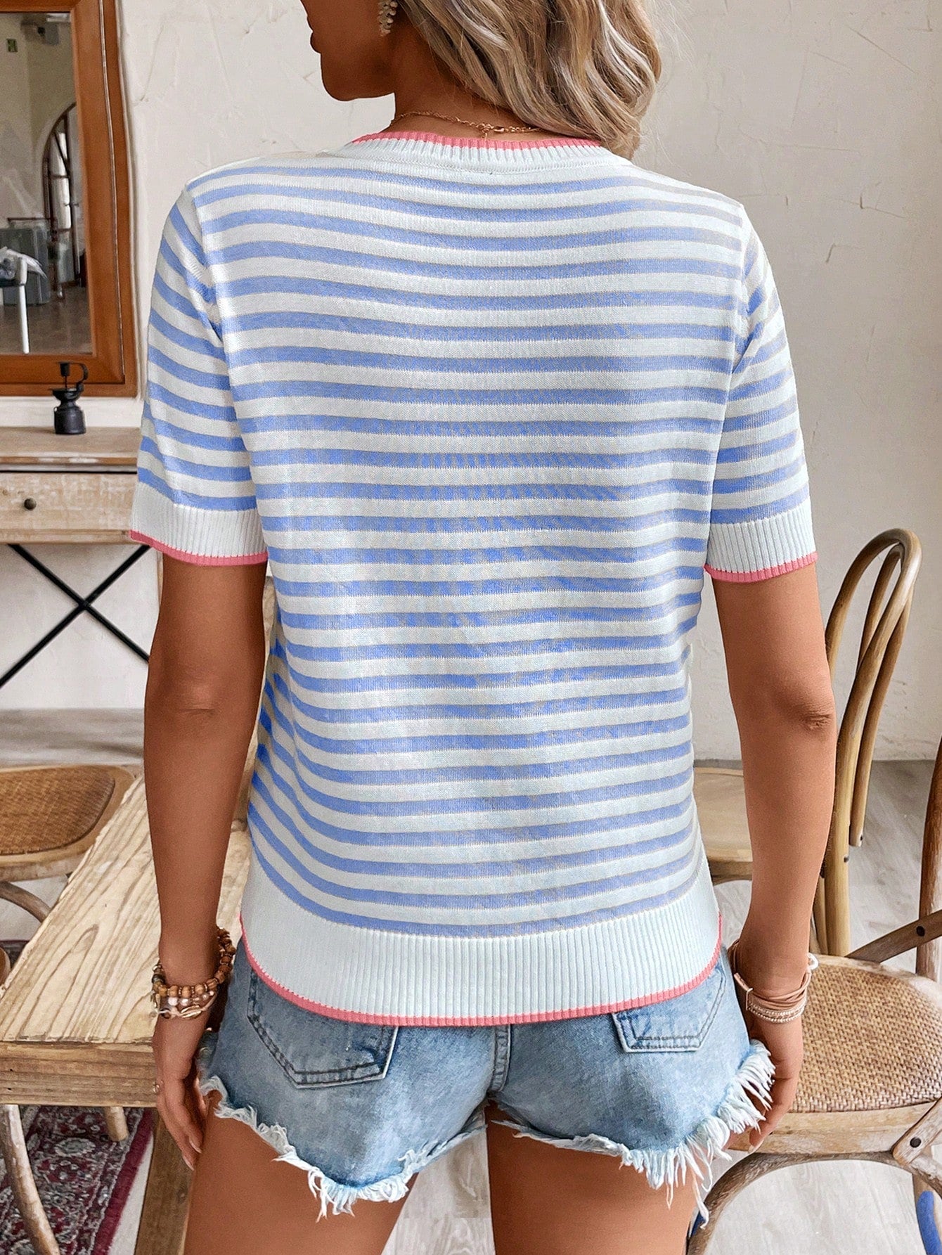 Blusa Ana Listrada