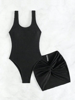 Conjunto Maiô + Saia Ana