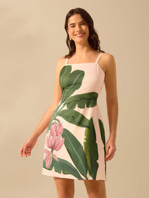 Vestido Curto Boho de Alcinha
