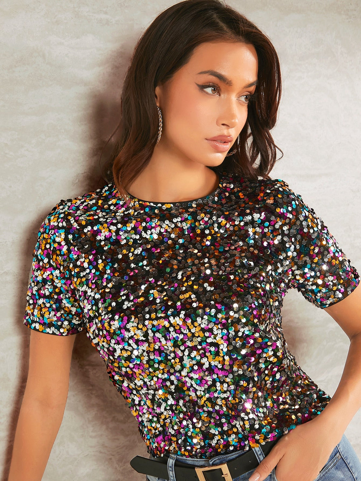 Blusa Noite Brilhante