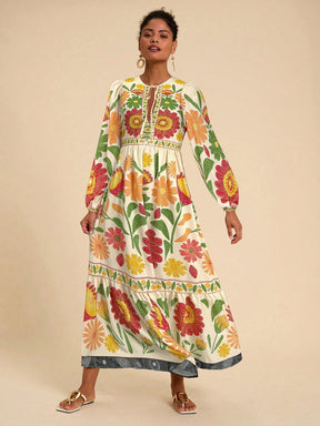 Vestido De Mangas Longas Outonal